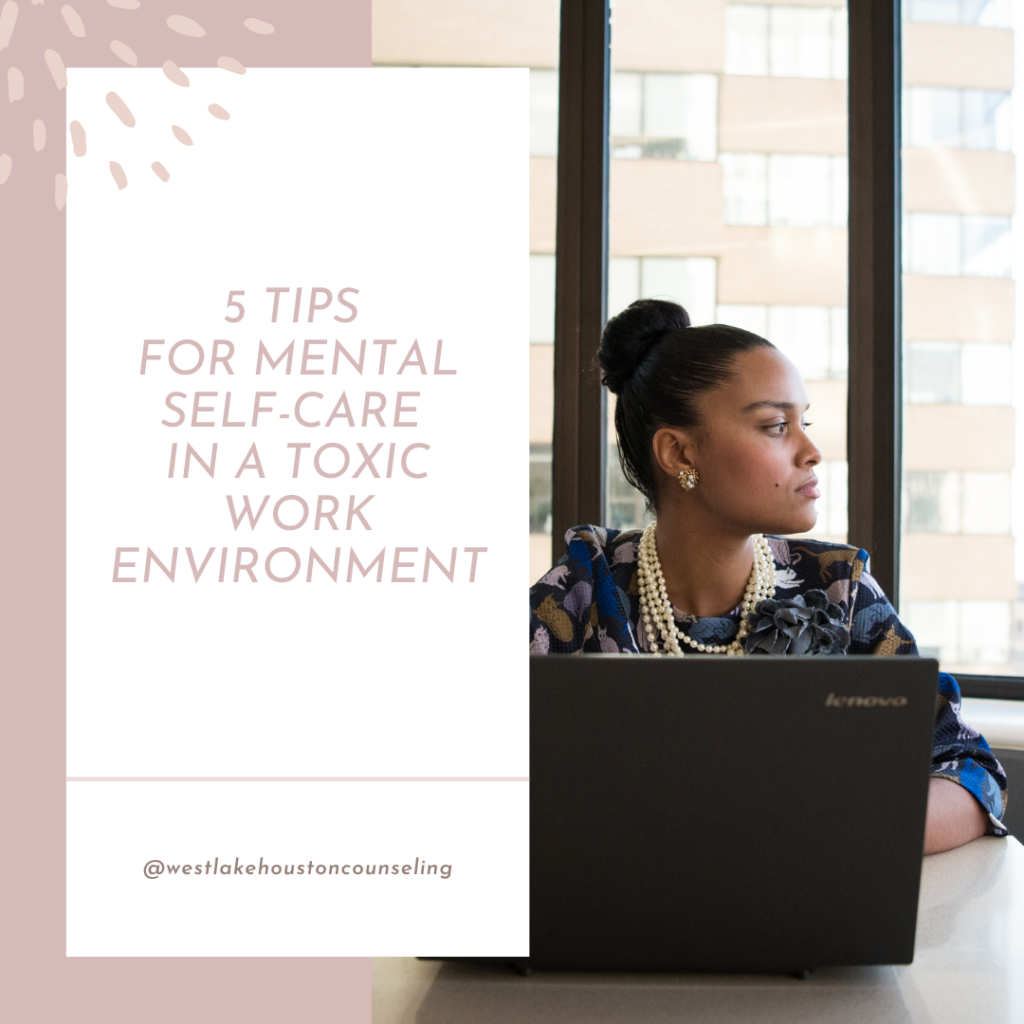 Black female working in toxic environment learns self-care tips
